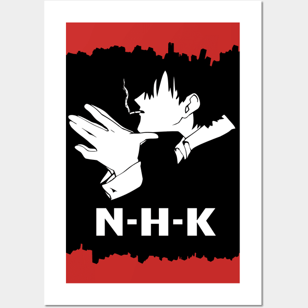 Welcome To The NHK Wall Art by SaverioOste